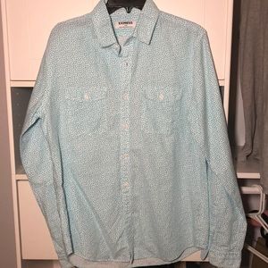 Light blue/white express dress shirt
